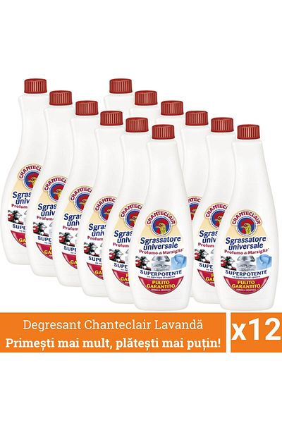 chante clair Promo Pack 12 X Chanteclair Universal Degreaser With Marsiglia, Reserve, 7200 Ml, Degreaser
