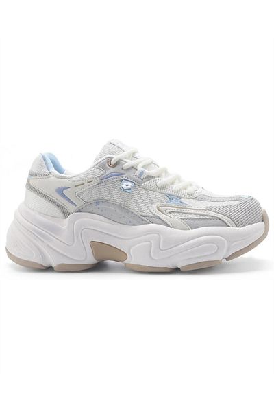 Lotto Ruby Wmn 5Fx Women's Off-White-A.Blue Casual Sports Shoes