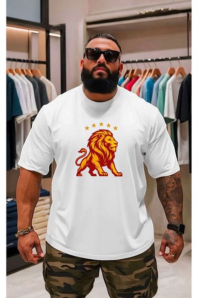 BENROMA 1 T-Shirt Gift for Purchases of 6 or More in Cart - Champion Lion Printed Unisex T-Shirt