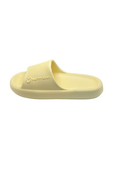 TECOS Women's Beach or Pool Slippers, Size 36-37, Ultra Light, Yellow, 23.5 Centimeters