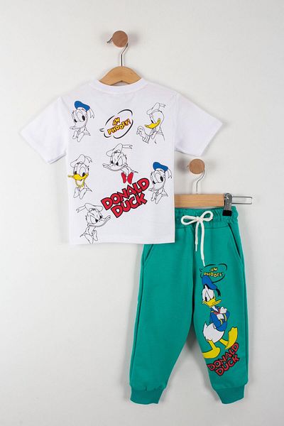 TRENDİMİZBİR Σετ με στάμπα Donald Duck για αγόρια
