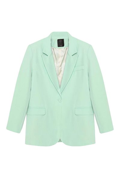 Quzu Oversize Blazer Jacket Mint