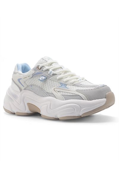 Lotto Ruby Wmn 5Fx Women's Off-White-A.Blue Casual Sports Shoes