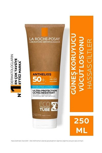 La Roche Posay Anthelios Hydrating Lotion SPF50+ 250ml | Broad-Spectrum Face & Body Sunscreen