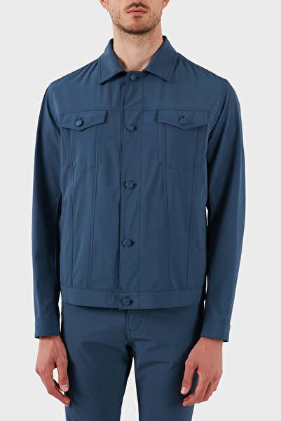 BOSS Relaxed Fit Uzun Kollu Cepli Düğmeli Ceket Erkek CEKET 50538639 425