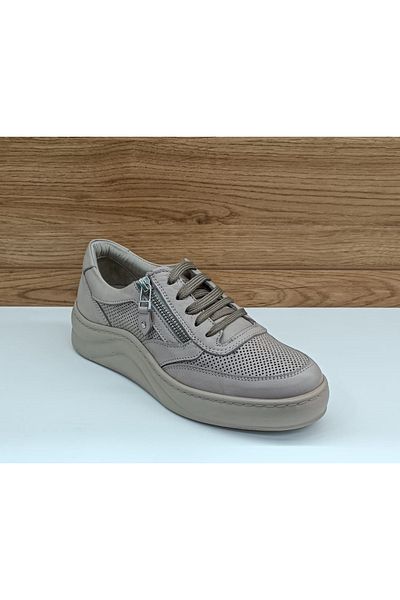 Greyder 57705 Gray Genuine Leather Casual Women's Shoes