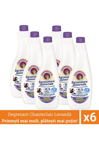 chante clair Promo Pack 6 X Chanteclair Universal Degreaser With Lavender, Refill, 2400 Ml, Degreaser