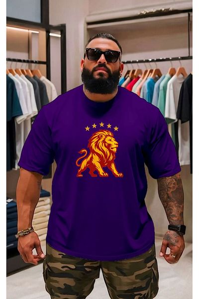 BENROMA 1 T-Shirt Gift for Purchases of 6 or More in Cart - Champion Lion Printed Unisex T-Shirt