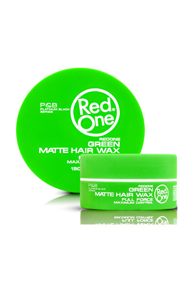 Red One Mat Wax – Doğal Ve Mat Görünüm Saç Şekillendirici – Güçlü Tutuş 150 ml