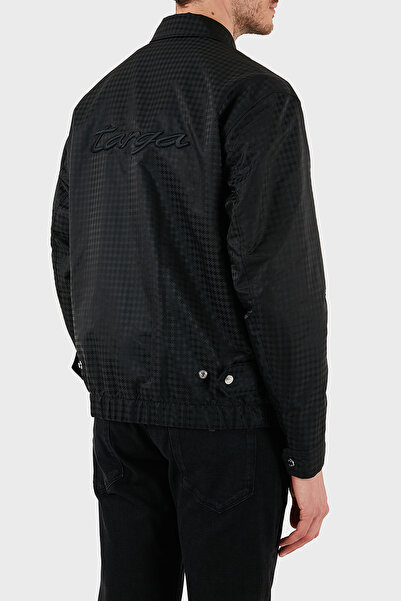 BOSS Kareli Regular Fit Düz Yaka Bomber Ceket Erkek CEKET 50543129 001