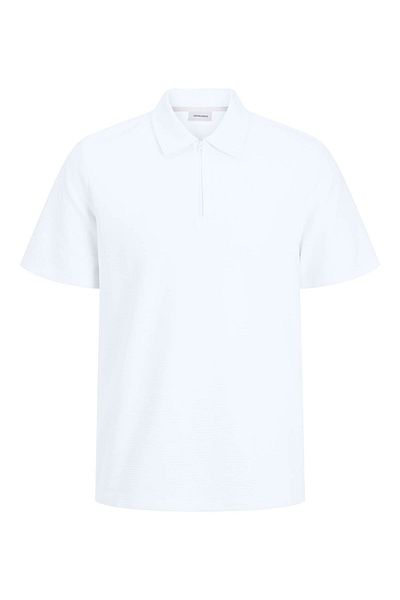 Jack & Jones Ανδρικό μπλουζάκι με γιακά πόλο Jjbenja Polo Ss White 12269338