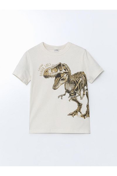 LC Waikiki Ανδρικό μπλουζάκι με στάμπα LCW Kids Crew Neck (S5)