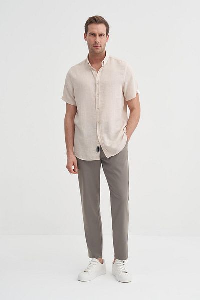 Cazador Slim Fit Slim Fit Short Sleeve Shirt