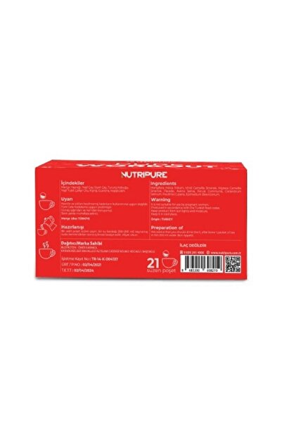 Nutripure Pureworkout Pre-workout Tea 21 Days