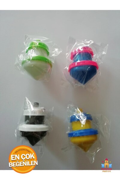 PapatyamPartiEvi Renkli Basmalı Dönen Topaçlar - Çocuklar İçin Eğlenceli Oyun...