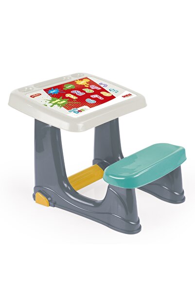 Dolu Παιδικό γραφείο, λευκό + γκρι, 49x72x54 εκ. - Dolu