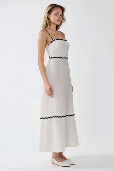 Hiccup Square Neck Maxi Dress