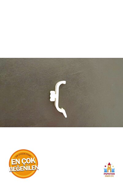 PapatyamPartiEvi Zebra Klipsi 3,5 Cm - Korniş Stor Perde Takma Aparatı | Kali...