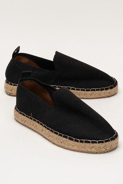Liger Unisex Handmade Knitwear Espadrille Black