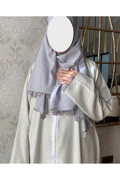 Nimet Abla Butik Hand Embroidered Prayer Robe Suit