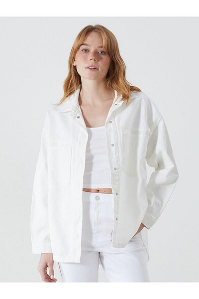 LC Waikiki XSIDE Women's Jean Shirt Jacket (S5)
