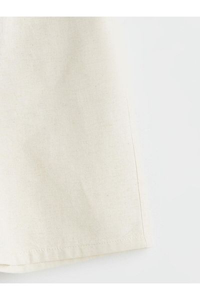 LC Waikiki Lcw Kids Elastic Waist Linen Blend Boy Shorts (S5)