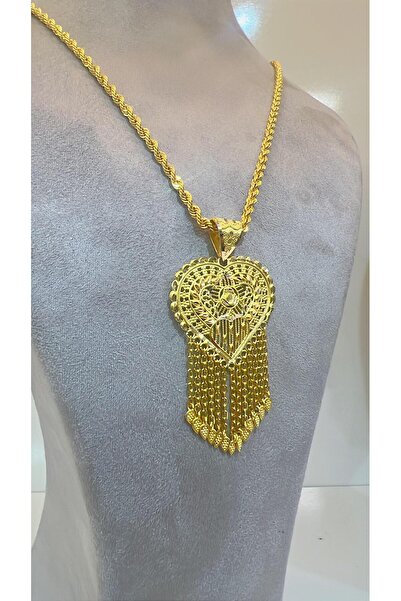 TUNCAY KUYUMCULUK HİNT PÜSKÜLLÜ 14 AYAR ALTIN KOLYE