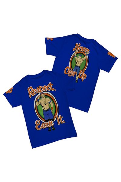 LEIVOR John Cena UC ME Never Give Up Βαμβακερό μπλουζάκι με στάμπα