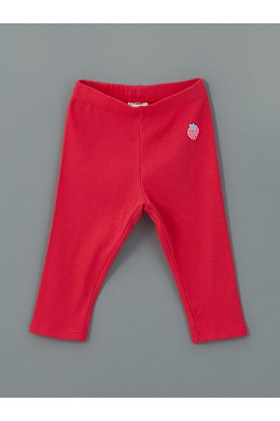 LC Waikiki Lcw Kids Elastic Waist Printed Baby Girl Leggings 2 Pack (S5)