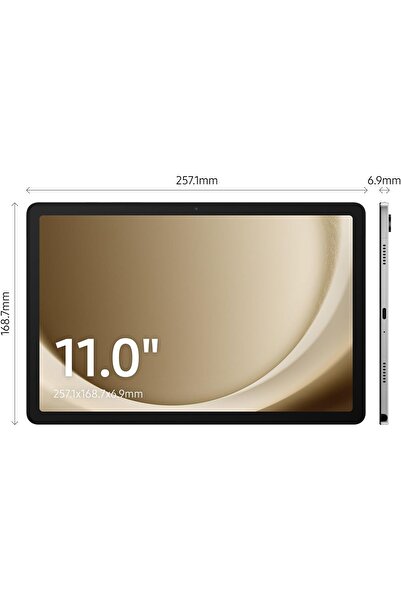 Samsung Galaxy Tab A9+ WiFi Tablet, 4GB RAM, 64GB, Silver (KSA Version)