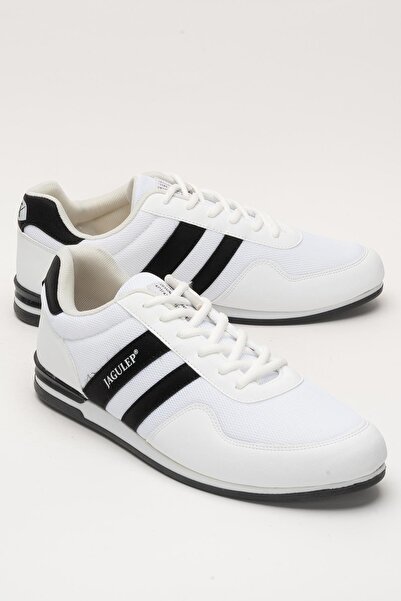 Liger Αθλητικά παπούτσια Unisex Airfile Thin Sole ΛΕΥΚΟ - ΜΑΥΡΟ