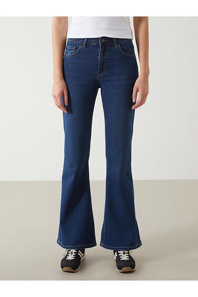 LC Waikiki LCW Jeans Mars Flare Pantaloni de jeans pentru femei (S5)