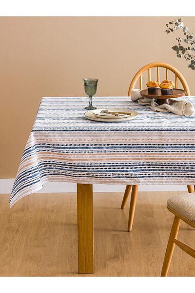 LC Waikiki Lcw Home Mixed Striped Table Cloth 140X180 cm (S5)