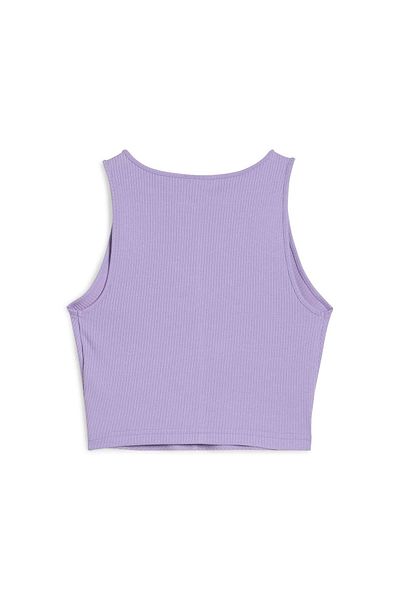 Puma Wardrobe Ess Ribbed Crop Top