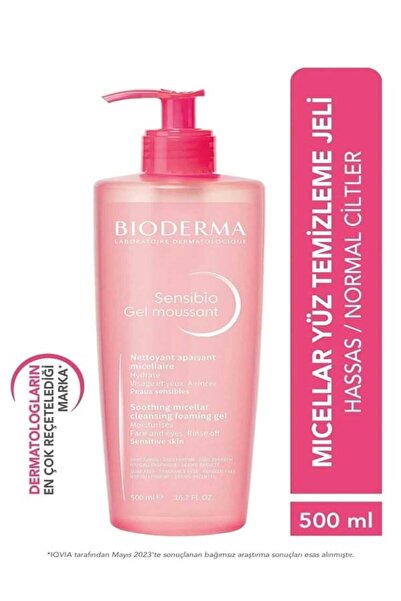 Bioderma Hassas Ciltler Için Temizleyici Jel - Sensibio Foaming Gel 500 ml