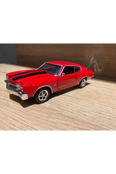 liss çarşı Classic Chevrolet Camaro Z28 Collectible 1:32 Model Car with Hood and Doors Opened Brand Bandrolled