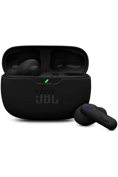 JBL سماعات أذن لاسلكية حقيقية Wave Beam 2 بخاصية إلغاء الضوضاء التكيفية - أسود
