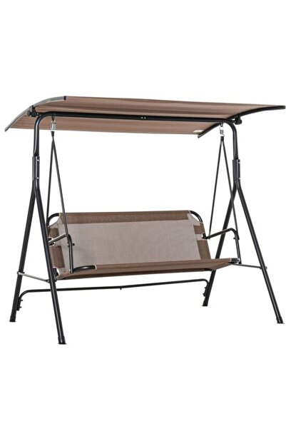 ART Κούνια κήπου, καφέ, 172x110x155 cm, μέγιστο 200 kg, Scott