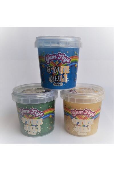 YumToys Oyun Jeli Yumtoys Gold Serisi Slaym - Hazır Slime 3 Renk 3 Kutu 140x3 Gr