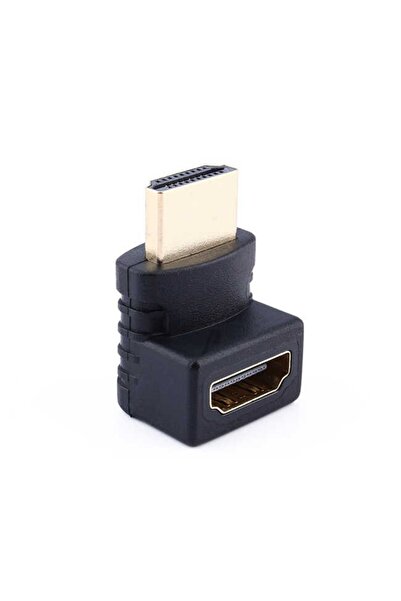 Derwell HDMI Dirsek Adaptörü Hdmi L Çevirici Uzatma Dönüştürücü 270° 4K 1080p Destekli L Tipi Hdmi Ara