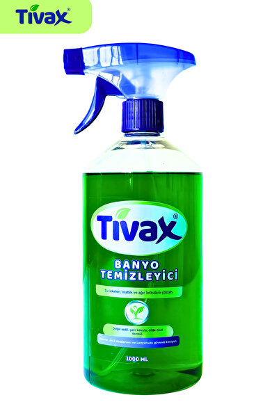 Tivax Bitkisel Bazlı Banyo Temizleyici 1000 ML | Çam Kokusu ve Güvenli Formül