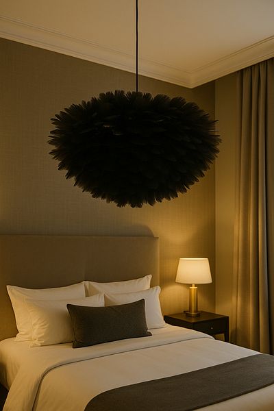 qwell Black modern chandelier decor