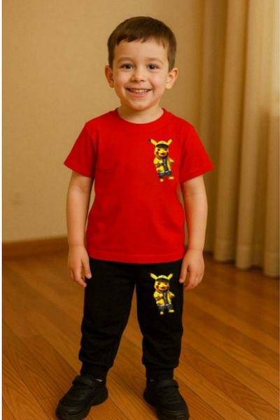 BEREKET BABY Boys' Cotton Double Suit Daily Comfortable Clothing – 1-6 Years