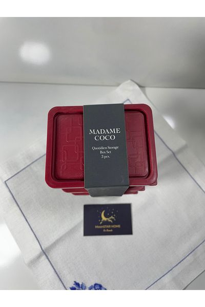 Madame Coco Quotidien Storage Container Set (3 Pcs)