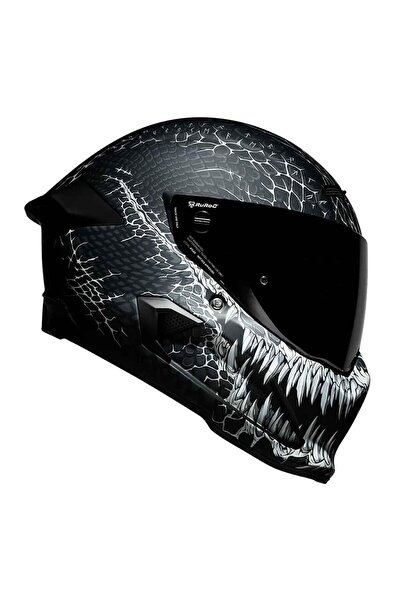 Ruroc At4.0 Carbon Jormungandr Kapalı Kask