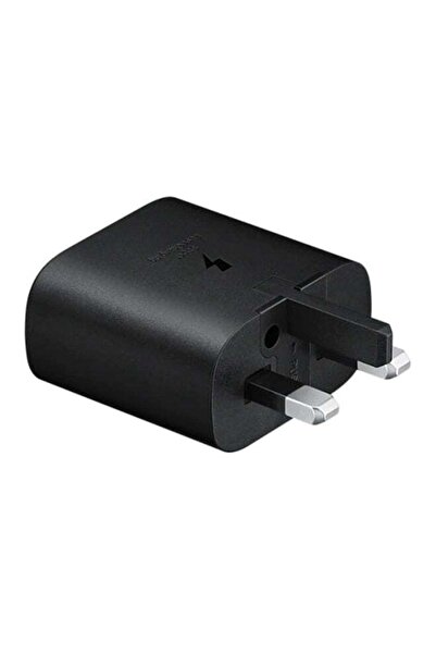 Samsung محول سفر سامسونج 25 وات (شحن فائق السرعة بدون كابل USB) أسود