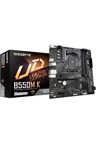 MELFSHOP GIGABYTE B550M-K DDR4 HDMI-DP PCIE 4.0 AM4 mATX