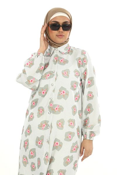 TUNİK Women's Patterned Hijab Tunic