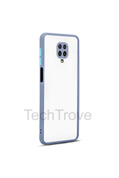 TechTrove Xiaomi Redmi Note 9 Pro Kılıf Buzlu Tasarım Kenarları Yumuşak Kamer...