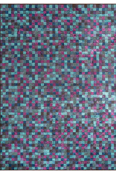 BM Home DESERT MOR - LACİVERT - TURKUAZ 200X300 CM HALI